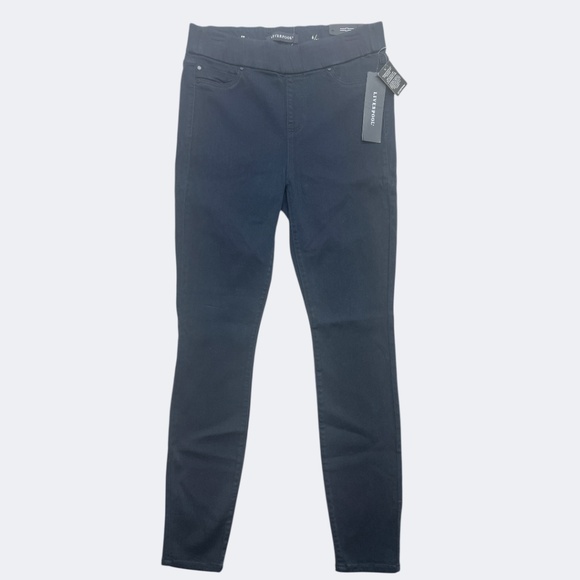 Liverpool Jeans Womens 6/28 Black The Skinny Pull On Stretch The Denim Legging - Picture 1 of 9